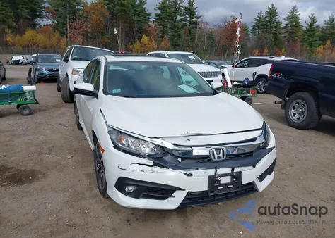 2017 Honda Civic Ex-L z USA, uszkodzony, nr VIN 19XFC1F74HE209935